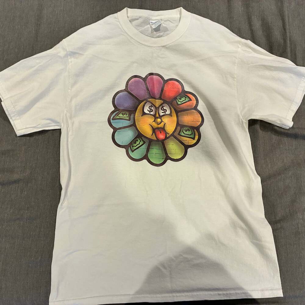 Takashi Murakami x ComplexCon Lakers Flower T-Shirt